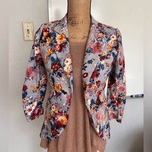 Esley Floral Blazer - Multicolor